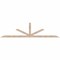 Ekena Millwork Saratoga Smooth Timber Gable Bracket, Douglas Fir, 108"W x 27"H x 3 1/2"D x 3 1/2"F, 6/12 Pitch GBW108X27X0404SAR00SDF - alternate 1